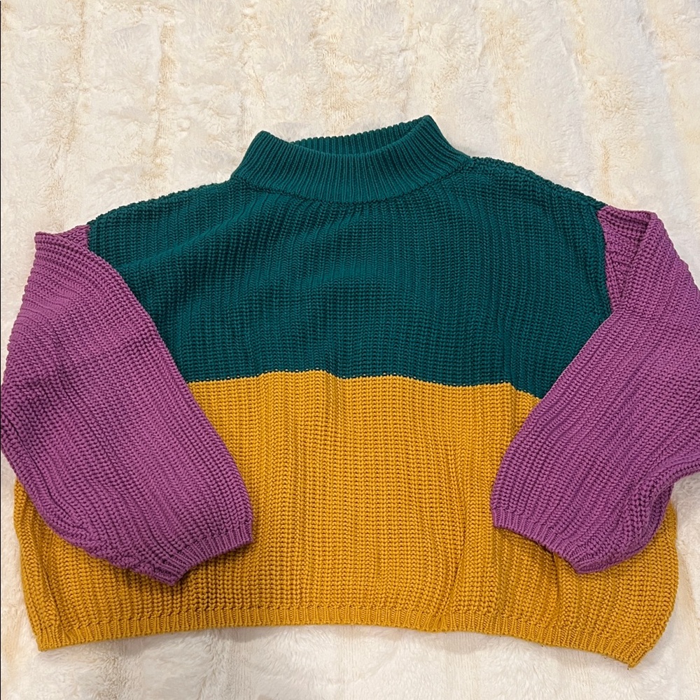 Notice the Reckless Tri Color sweater